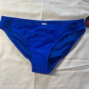 NWT blue bikini bottoms